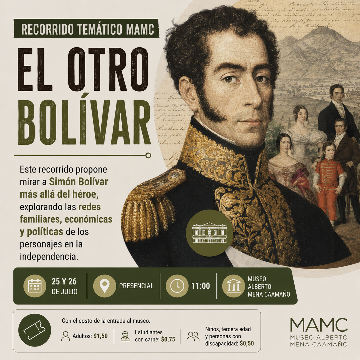 Recorrido temático MAMC ‘El otro Bolívar’