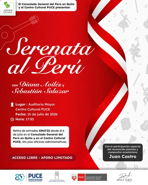 Vive una noche inolvidable: Concierto por las Fiestas Patrias del Perú en la PUCE