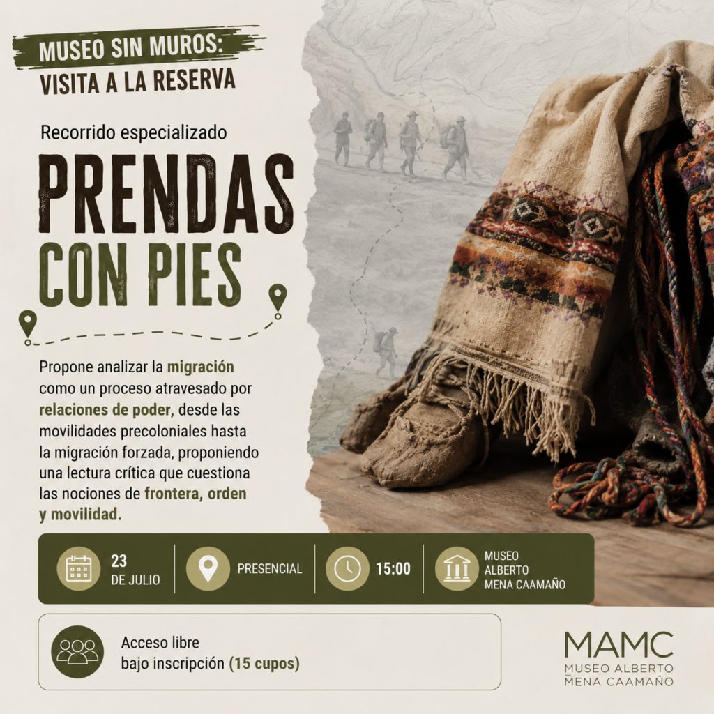 Museo sin muros: visita a la reserva: recorrido especializado ‘Prendas con pies’