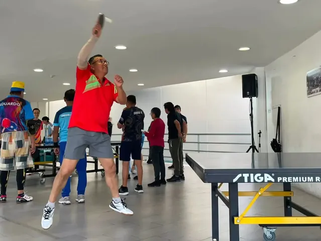 PRIMER ENCUENTRO DE TENIS DE MESA + 50 AÑOS