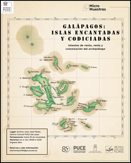 Micro Muestra Galápagos: islas encantadas y codiciadas