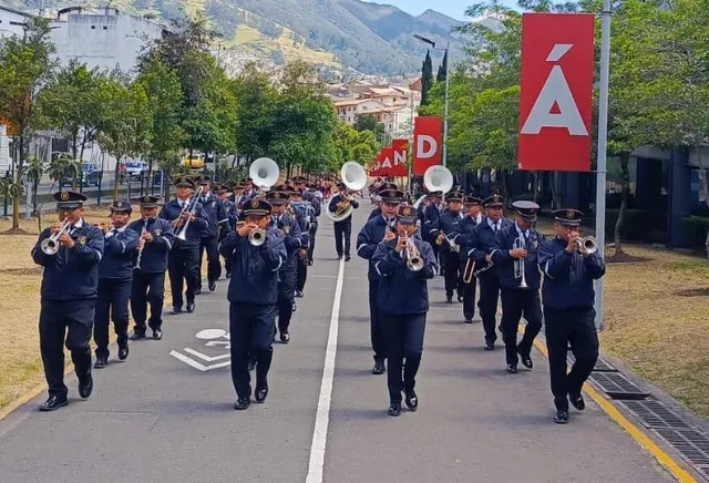 Presentación de Banda Municipal de Quito en Evento de conmemoración por el equinoccio Killa Raymi